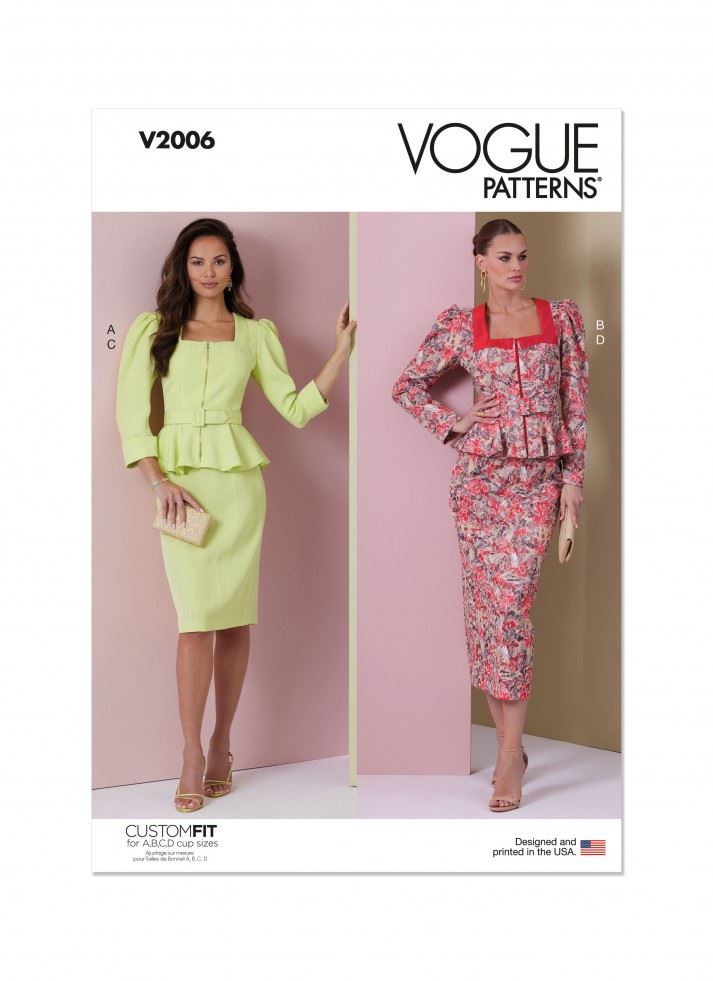 Vogue Paper Sewing Pattern 2006