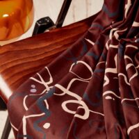 Atelier Brunette Mitsy Ecovero Viscose Twill Fabric Rust