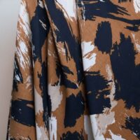 Atelier Brunette Mira Ecovero Viscose Challis Fabric Pecan Pie