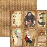 12"x12" Sheets x10 Pinocchio cards