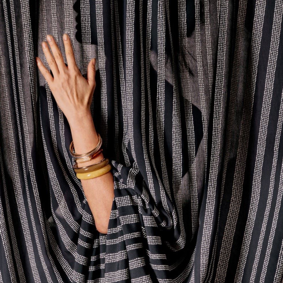 Atelier Brunette Gaia Viscose Crepe Fabric Deep Charcoal
