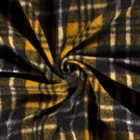 Wool Blend Knit Coating Fabric Ochre