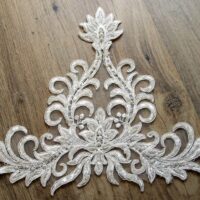 Beaded Appliques Ivory
