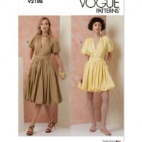 Vogue Paper Sewing Pattern 2106