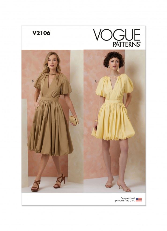 Vogue Paper Sewing Pattern 2106