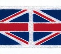 Berisfords Union Jack Ribbon (Value Roll) 1 Red/White/Blue