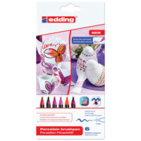 Edding E4200 - Porcelain Brushpen Warm Set of 6