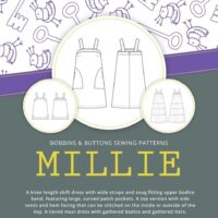 Bobbins and Buttons Paper Sewing Pattern Millie Dress & Top