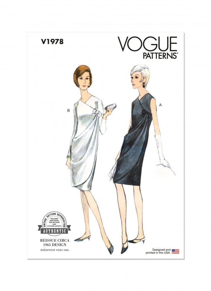Vogue Paper Sewing Pattern 1978