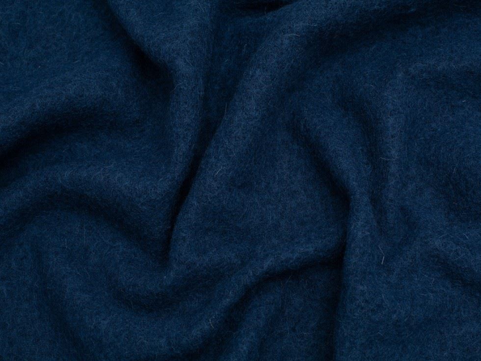 Minerva Core Range 100% Pure Boiled Wool Coating Fabric Marine