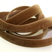 Berisfords Velvet Ribbon Mini Roll 9636 Cafe