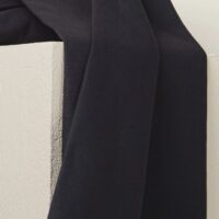 Atelier Brunette Cotton Canvas Fabric Deep Charcoal
