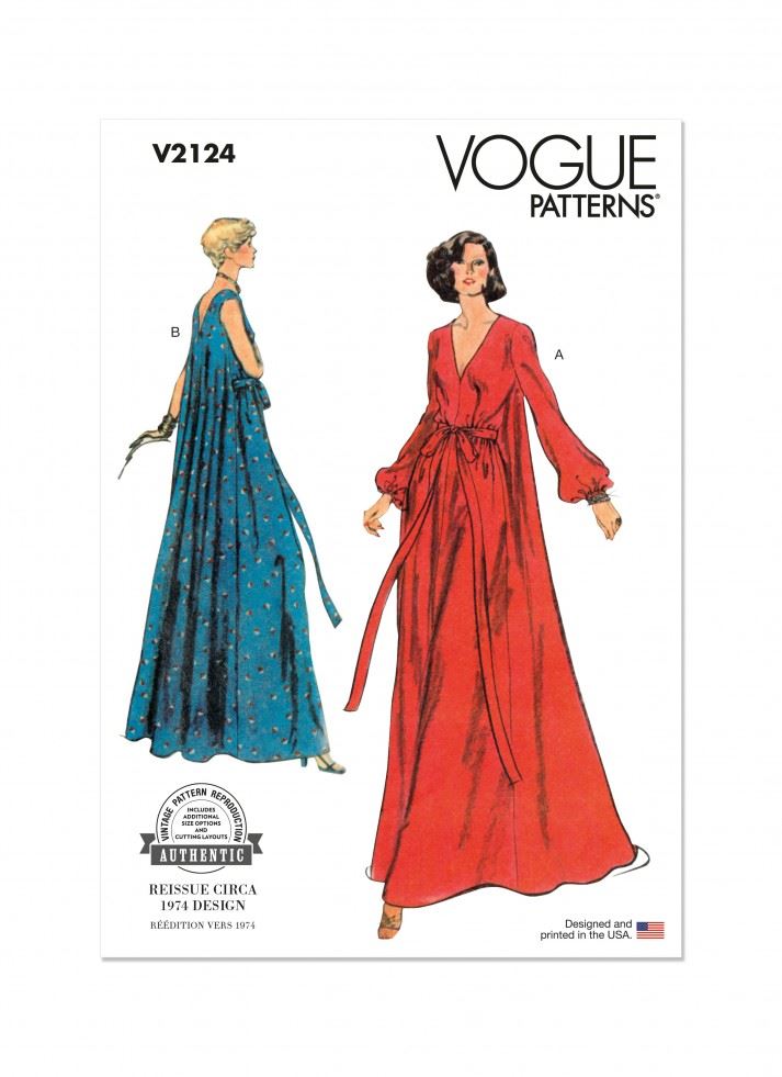 Vogue Paper Sewing Pattern 2124