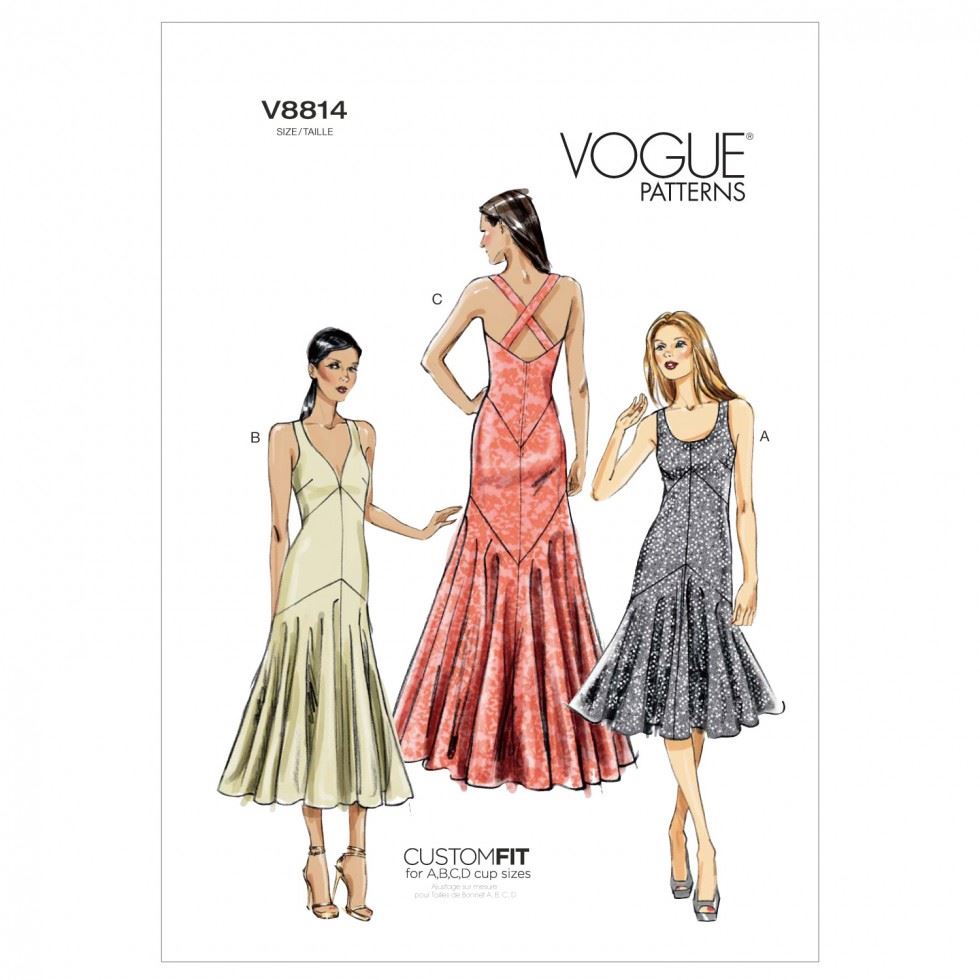 Vogue Paper Sewing Pattern 8814