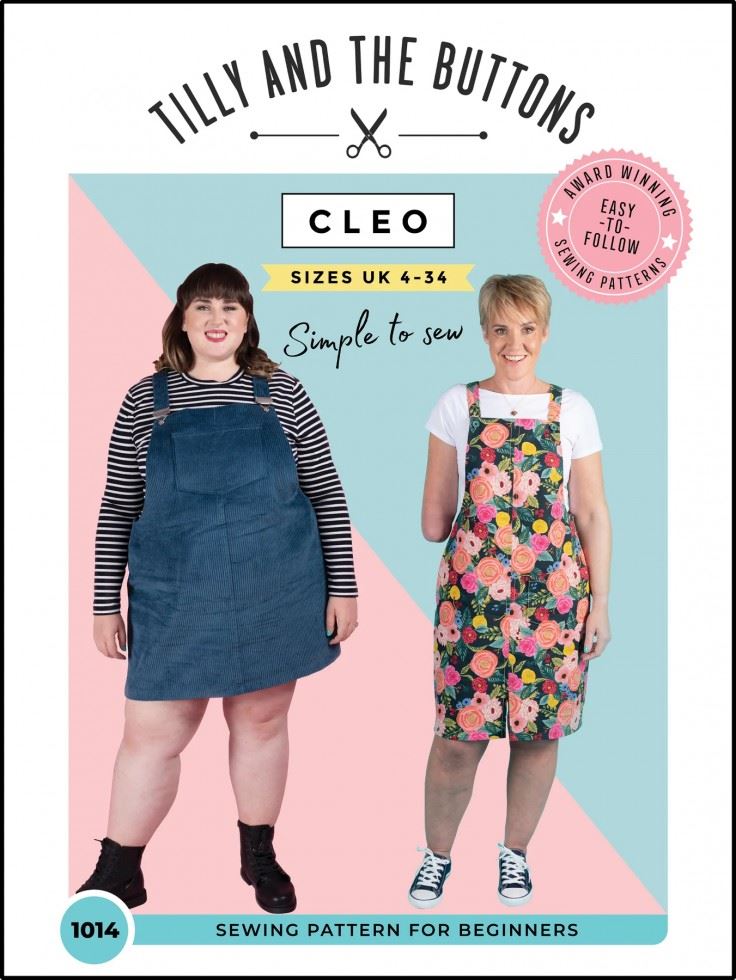 Tilly and the Buttons Paper Sewing Pattern Cleo Pinafore & Dungaree Dress