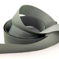 Berisfords Rustic Taffeta Ribbon (Value Roll) 669 Smoked Grey
