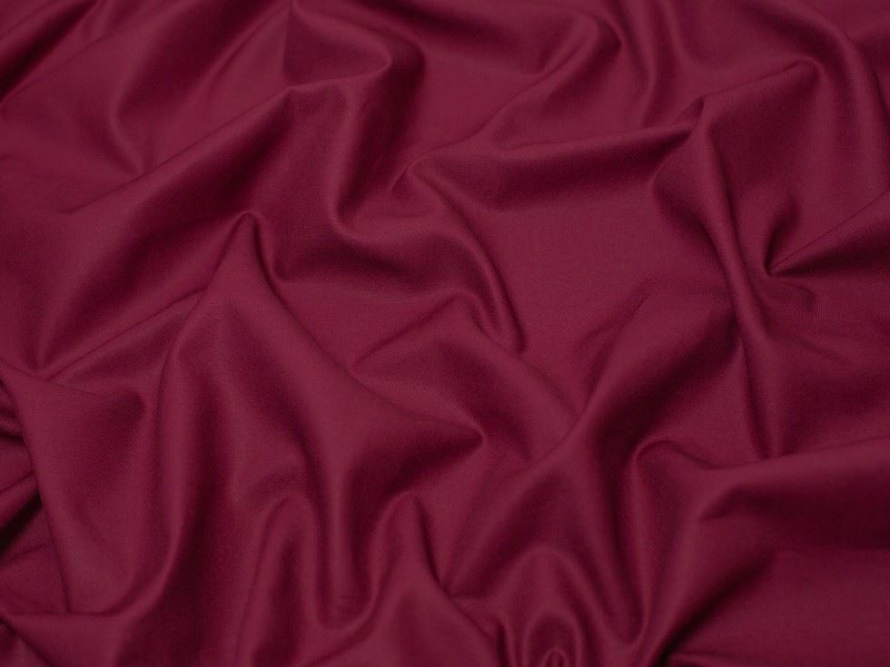 Minerva Core Range 100% Cotton Twill Fabric Burgundy