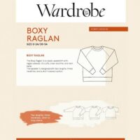Wardrobe By Me Paper Sewing Pattern Boxy Raglan Sweater