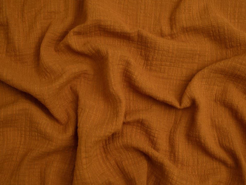 Minerva Core Range Slub Cotton Double Gauze Fabric Tortilla