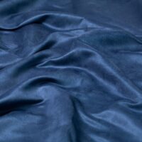 Water Repellent Faux Suede Fabric Denim Blue
