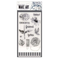 Wendy Vecchi Stamp Die Stencil Set Flowers Say It All