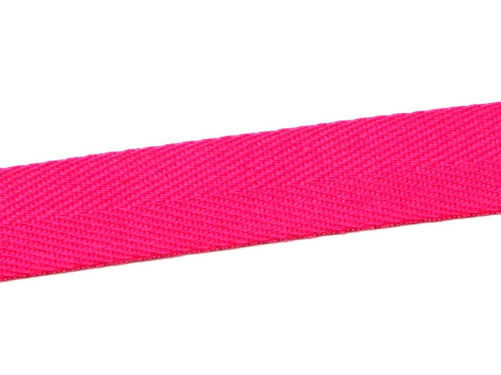 Essential Trimmings Cotton Webbing Tape (Value Roll) Fuchsia Pink