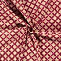 100% Cotton Poplin Fabric Bordeaux