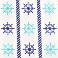 100% Cotton Poplin Fabric Aqua