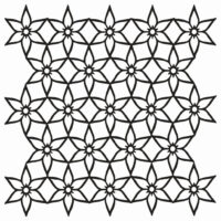 12x12 Stencil Starflower Net