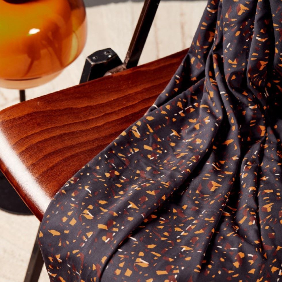Atelier Brunette Candy Rock Viscose Modal Fabric Tender Toffee