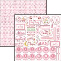 12"x12" Sheets x12 English Heart Girl