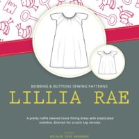 Bobbins and Buttons Paper Sewing Pattern Lillia Rae Dress