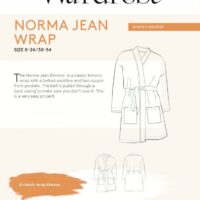 Wardrobe By Me Paper Sewing Pattern Norma Jean Wrap