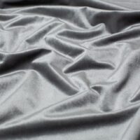 Belissimo Heavy Velvet Stretch Knit Fabric Light Grey