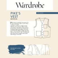 Wardrobe By Me Paper Sewing Pattern Mens Pikes Vest