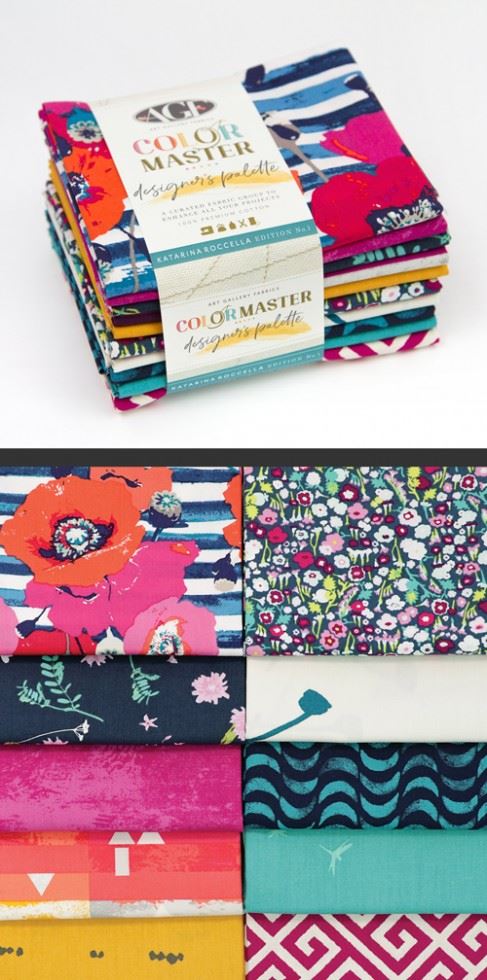 Art Gallery Fabrics Half Yard Fabric Pack No.1 Katarina Roccella Edition