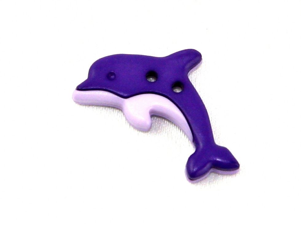 Dill Dolphin Buttons (Value Pack) Purple & Lilac