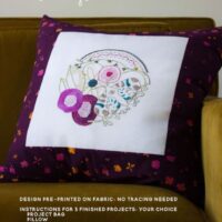 Alison Glass Flower 1 Project Embroidery Pattern