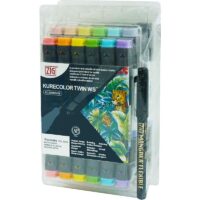 Zig Kurecolor Twin Ws x24 Set24 Colour Set
