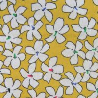 100% Cotton Poplin Fabric Yellow