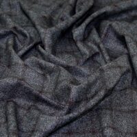 Wool Blend Coating Fabric Pewter Grey