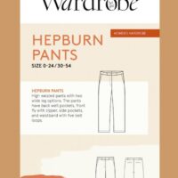 Wardrobe By Me Paper Sewing Pattern Hepburn Chino Pants