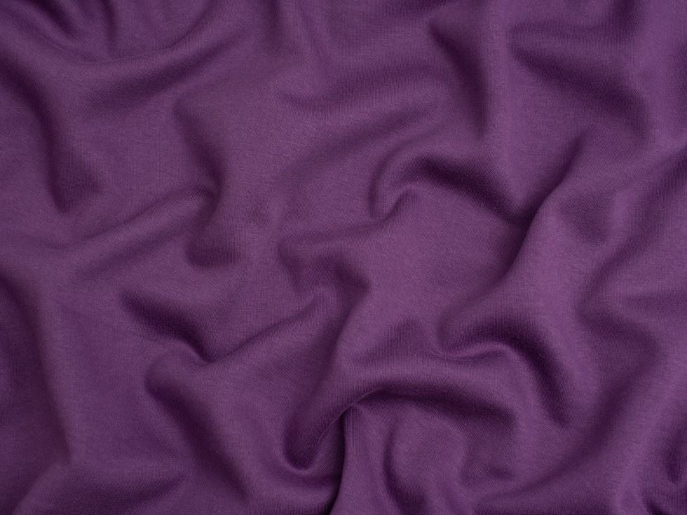Minerva Core Range Polycotton Fleece Back Sweatshirt Stretch Knit Fabric Heather