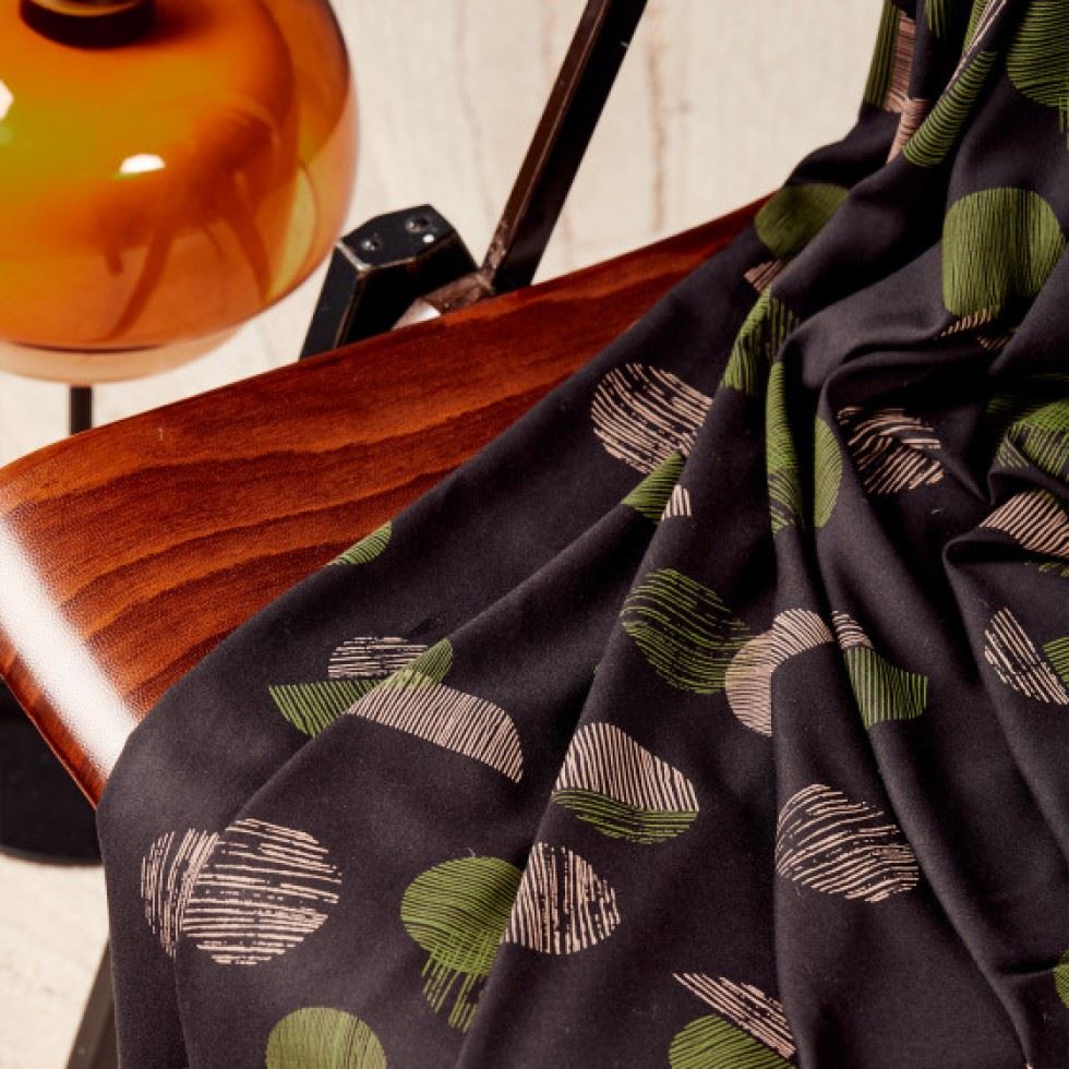 Atelier Brunette Jane Ecovero Viscose Challis Fabric Maple