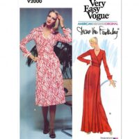 Vogue Paper Sewing Pattern 2000