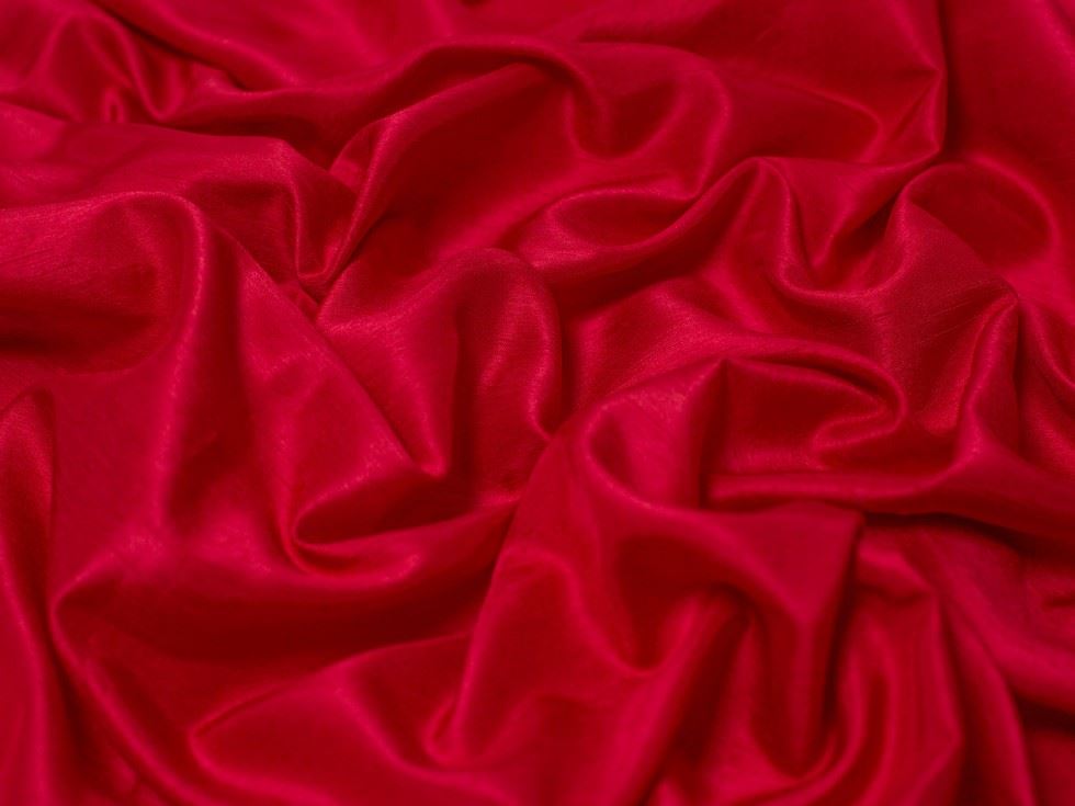 Satin Back Dupion Fabric Claret