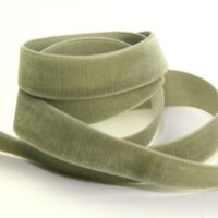 Berisfords Velvet Ribbon Mini Roll 9687 Khaki