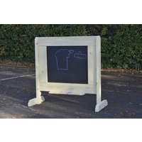 Children's Wooden Outdoor Freestanding Chalkboard