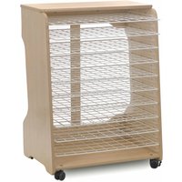 Millhouse Early Years Mobile Wooden Art Drying Rack Unit