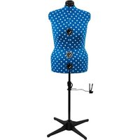 Sew Stylish Tailors Dummy Polka Dot Large Grey UK Dress Size 20-22